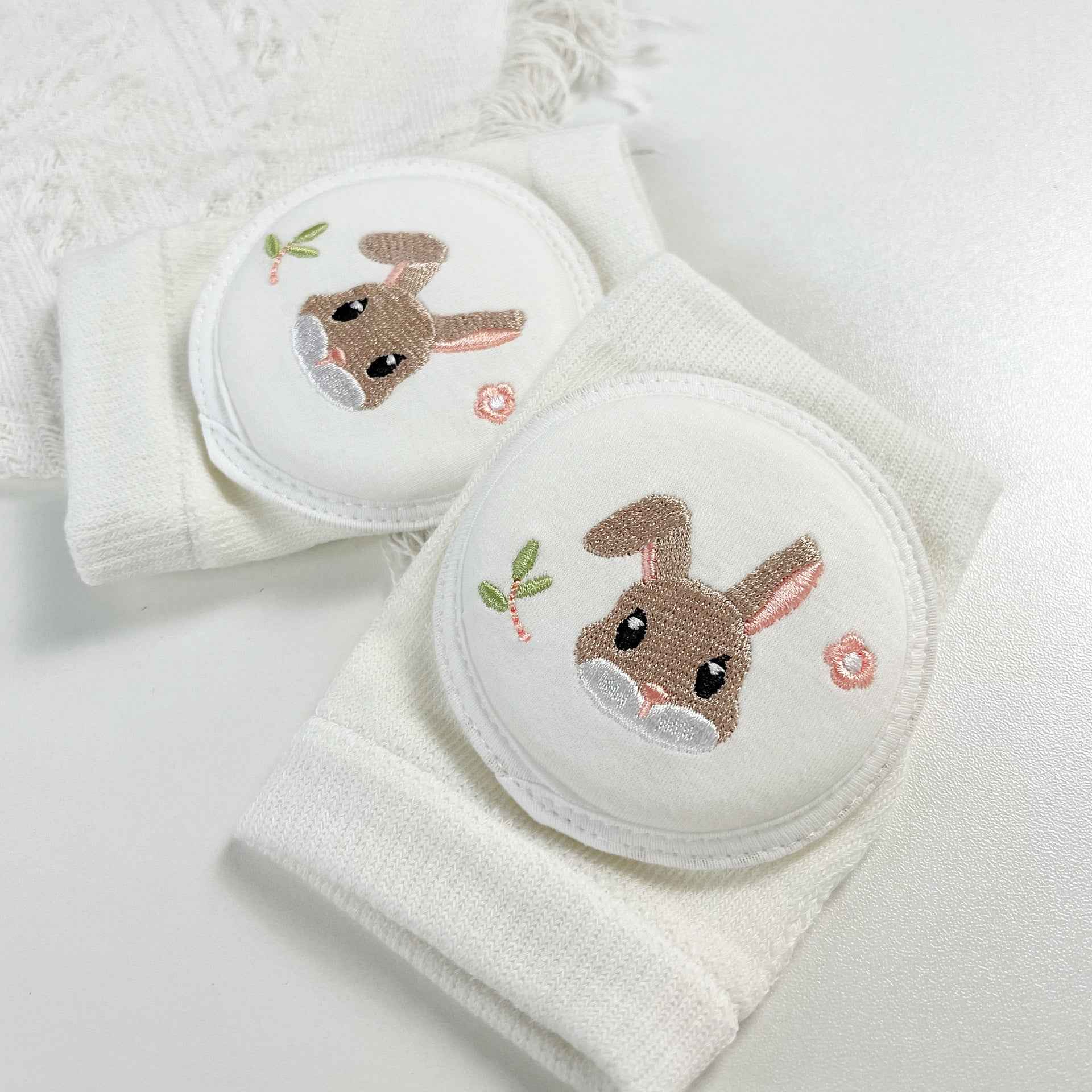 Summer Cotton Baby Knee Pads – Lightweight & Breathable Korean-Style Kneepads for 0–2 Years Old