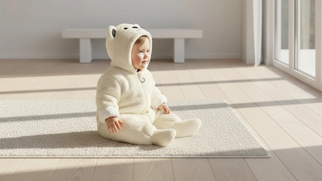 Baby Cotton Hooded Onesie – Thick Winter Jumpsuit for Infants & Toddlers - Baby Time Now