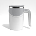 BTN Self-Stirring Coffee Cup – Rechargeable Magnetic Mixer Mug for Home & Office (400ml) - Baby Time Now