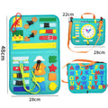 BTN Busy Book – Montessori Sensory Learning Toy for Toddlers & Preschool Kids - Baby Time Now