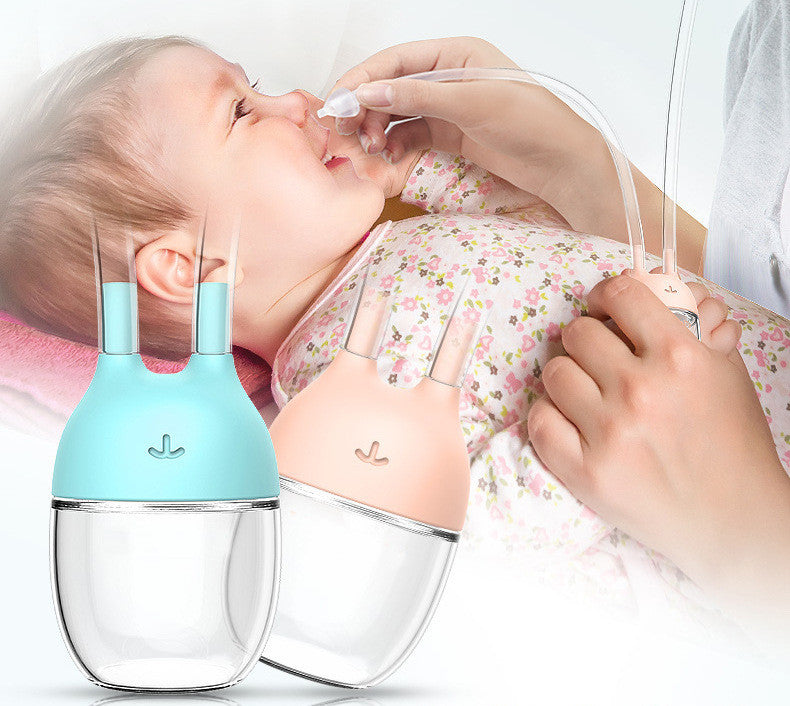 BTN Baby Safe Nose Cleaner – Vacuum Suction Nasal Aspirator with Anti-Backflow Design - Baby Time Now