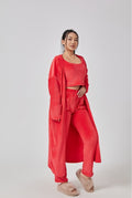 BTN Cozy Pajama Set – 3-Piece Lounge & Winter Loungewear for Women - Baby Time Now
