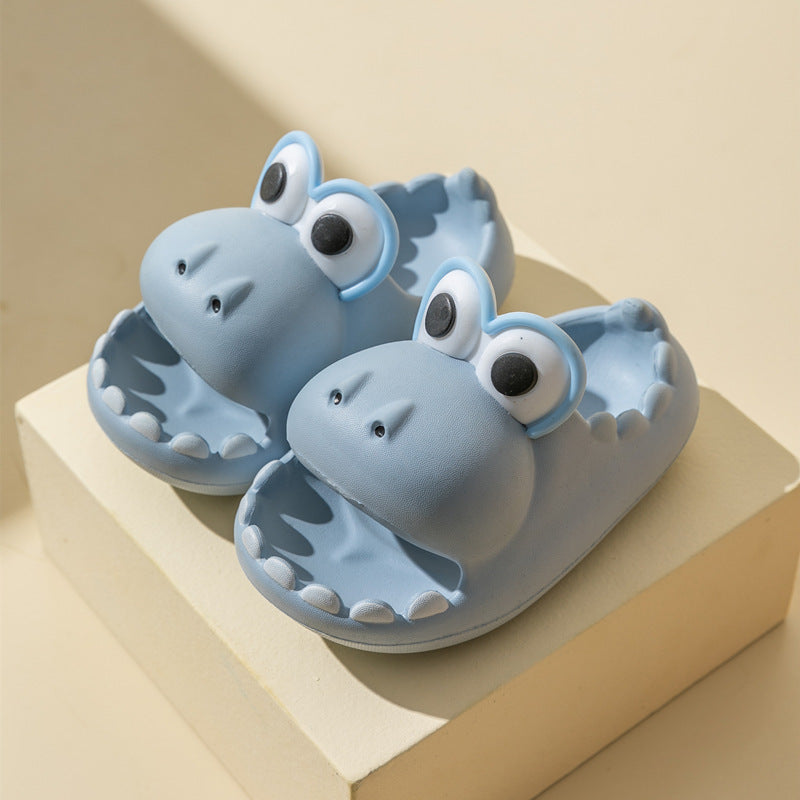 BTN Kids Dinosaur Slippers – Cute EVA Summer Sandals for Baby, Kids & Family - Baby Time Now