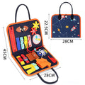 BTN Busy Book – Montessori Sensory Learning Toy for Toddlers & Preschool Kids - Baby Time Now