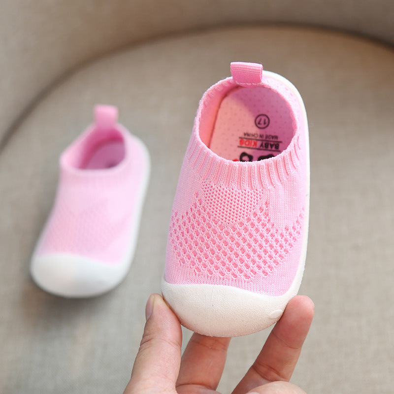BTN Toddler Shoes – Soft Cotton Unisex Shoes for Boys & Girls | Sizes 14–23 - Baby Time Now
