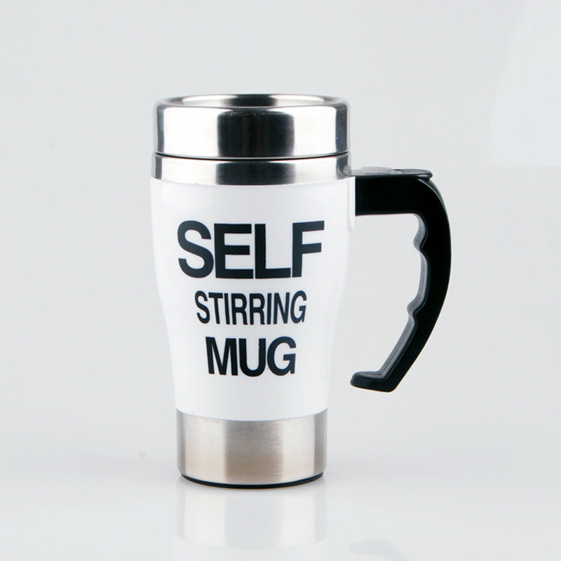 BTN Automatic Stirring Coffee Mug – Self-Stirring Stainless Steel Cup for Moms & Dads On-the-Go - Baby Time Now