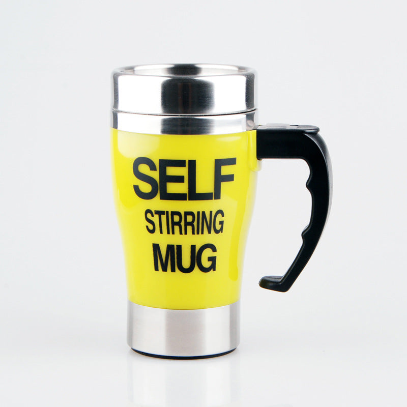 BTN Automatic Stirring Coffee Mug – Self-Stirring Stainless Steel Cup for Moms & Dads On-the-Go - Baby Time Now