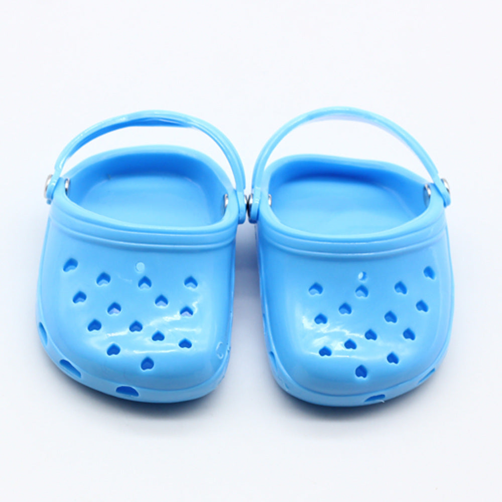BTN Doll Beach Slippers – Colorful, Lightweight Doll Accessories for Kids' Imaginative Play - Baby Time Now