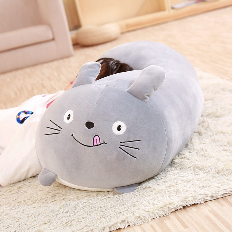 BTN Plush Long Body Pillow – Soft Down Cotton Sleeping Pillow for Kids & Moms | 30–90cm - Baby Time Now