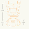 Multi-functional baby waist stool - Baby Time Now