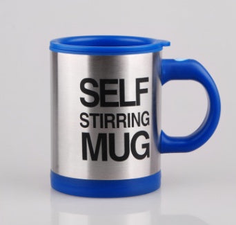 BTN Self-Stirring Coffee Mug – 400ml Stainless Steel Automatic Mixer Cup | Leak-Proof Design - Baby Time Now