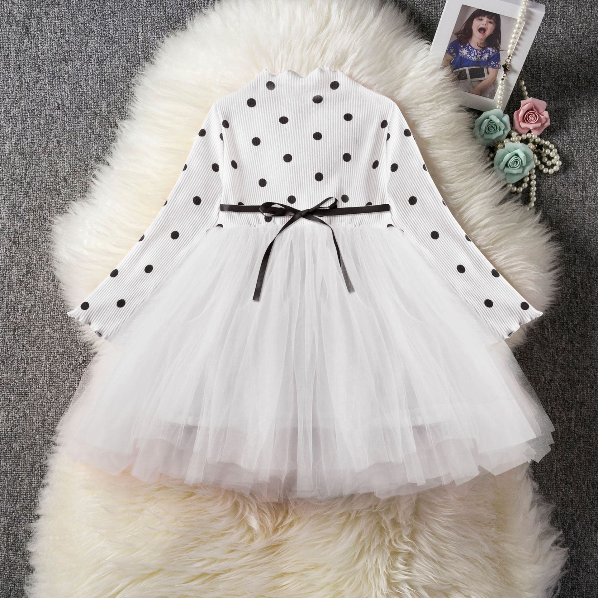 BTN Baby Girls Lace Tutu Dress – Birthday, Party & Christening Outfit 3–8 Years - Baby Time Now