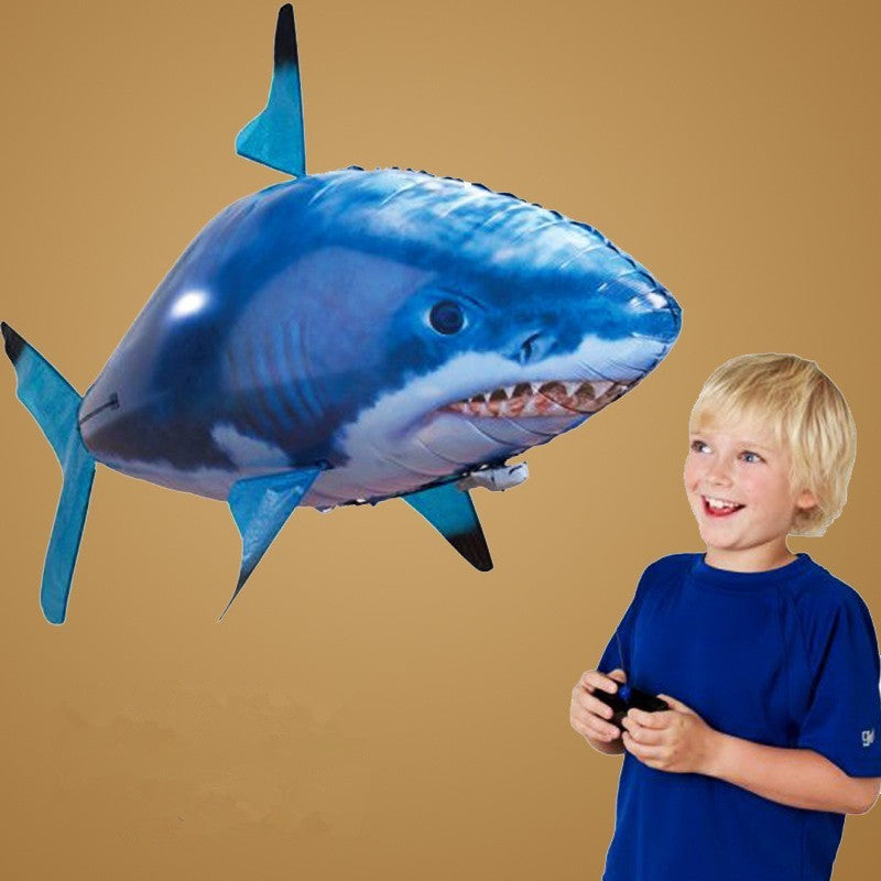 BTN Remote Control Shark Toy – Infrared Air Swimming Fish with 360° Movement - Baby Time Now