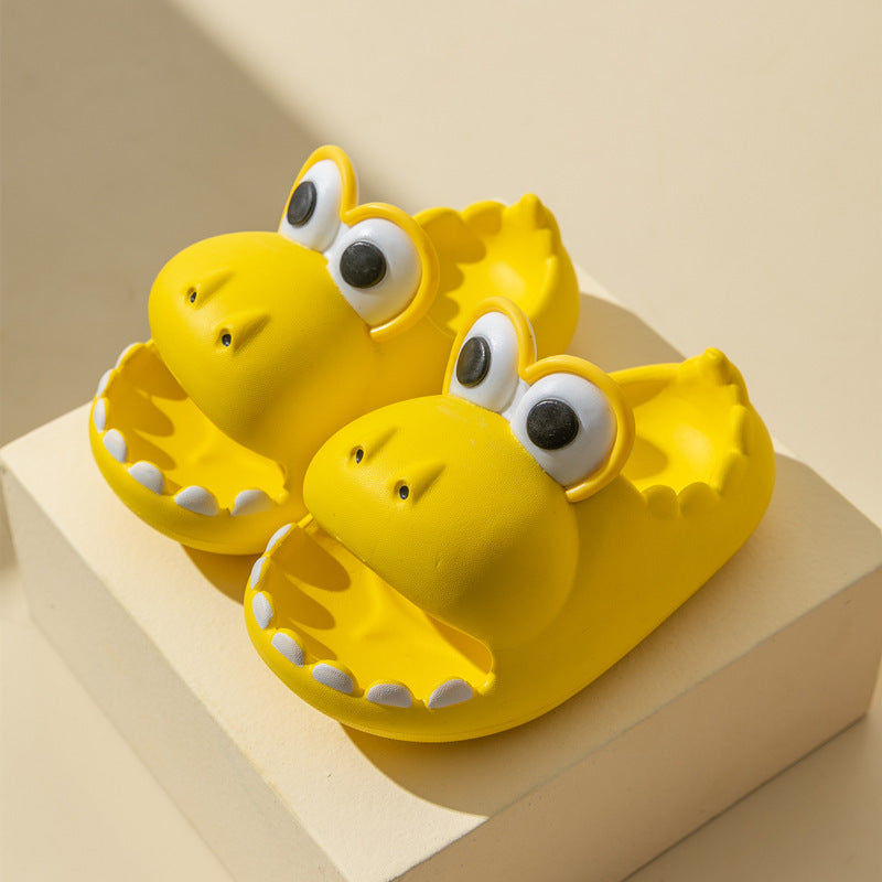 BTN Kids Dinosaur Slippers – Cute EVA Summer Sandals for Baby, Kids & Family - Baby Time Now