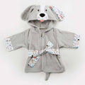 BTN-Children’s Hooded Animal Bathrobe – Soft Cotton Baby & Toddler Towel Robe - Baby Time Now