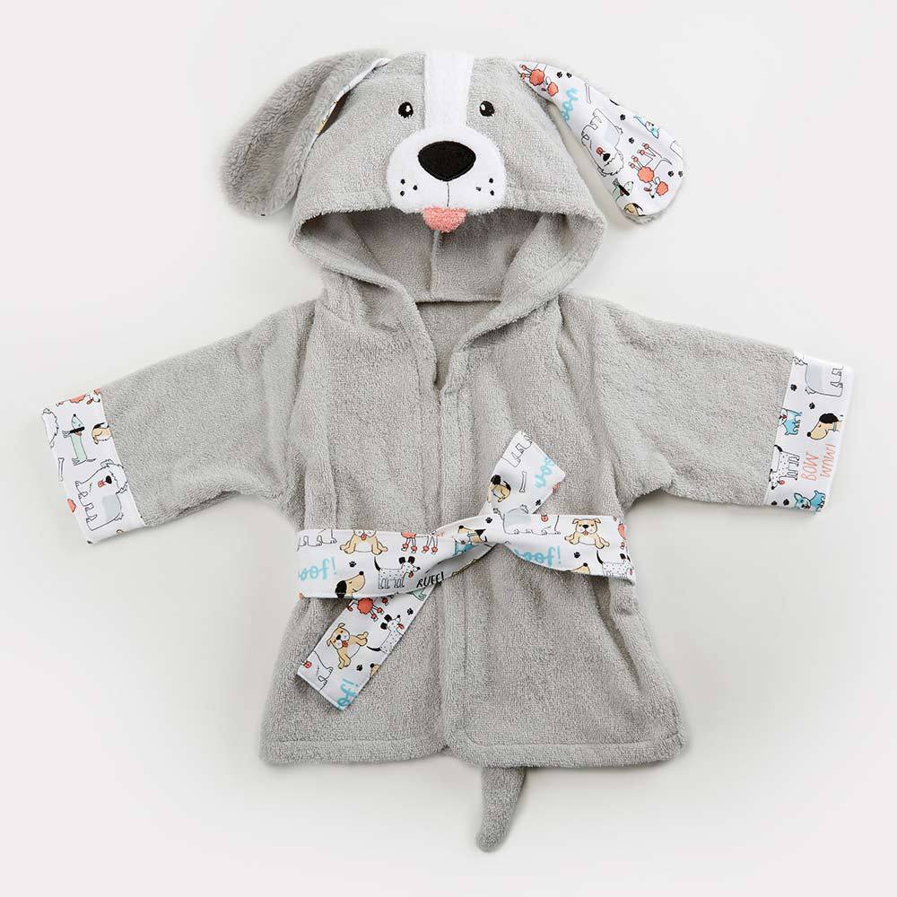 BTN-Children’s Hooded Animal Bathrobe – Soft Cotton Baby & Toddler Towel Robe - Baby Time Now