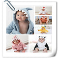 BTN-Children’s Hooded Animal Bathrobe – Soft Cotton Baby & Toddler Towel Robe - Baby Time Now