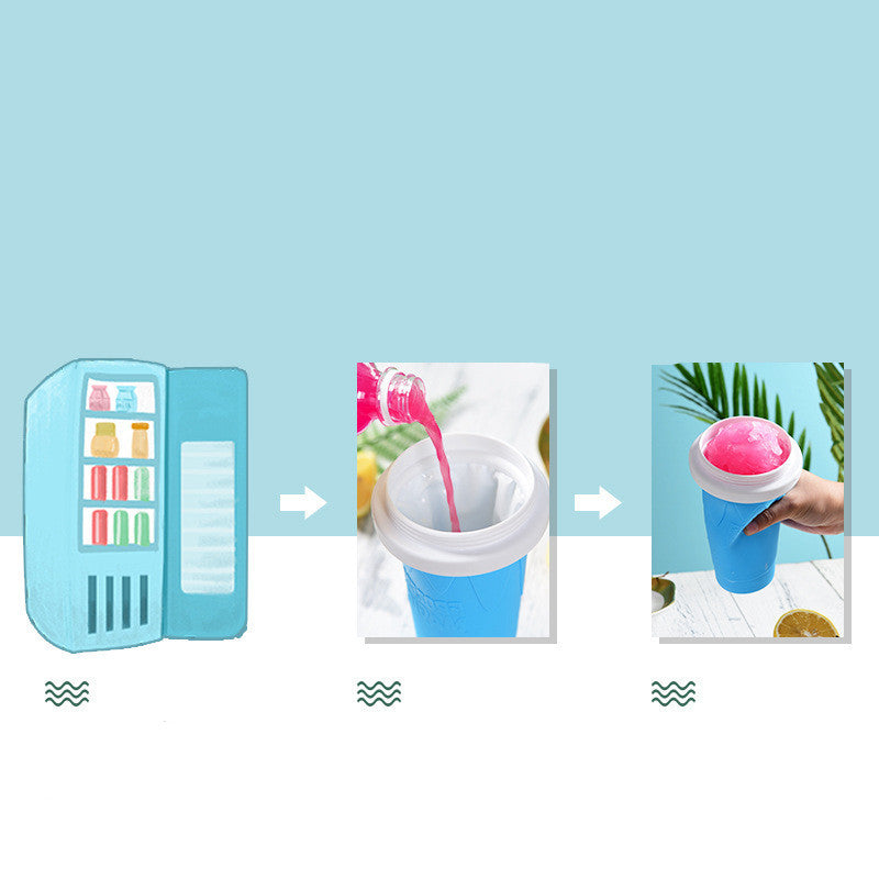 BTN Quick-Freeze Smoothie Cup – Make Slushies & Milkshakes in Seconds, BPA-Free Silicone - Baby Time Now