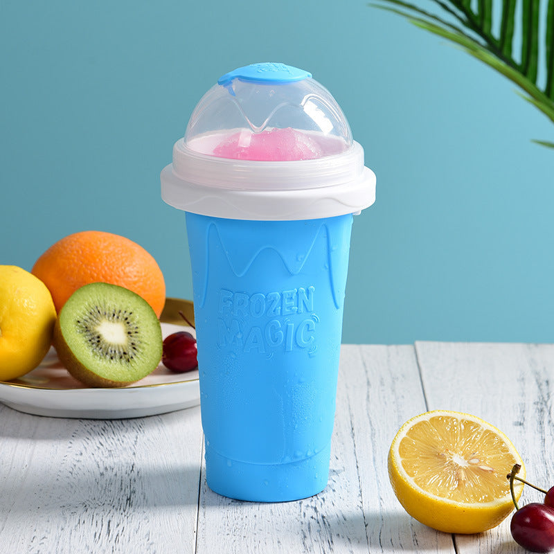 BTN Quick-Freeze Smoothie Cup – Make Slushies & Milkshakes in Seconds, BPA-Free Silicone - Baby Time Now
