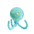 BTN Octopus Folding Stroller Fan – USB Rechargeable Mini Portable Baby Cooling Fan - Baby Time Now