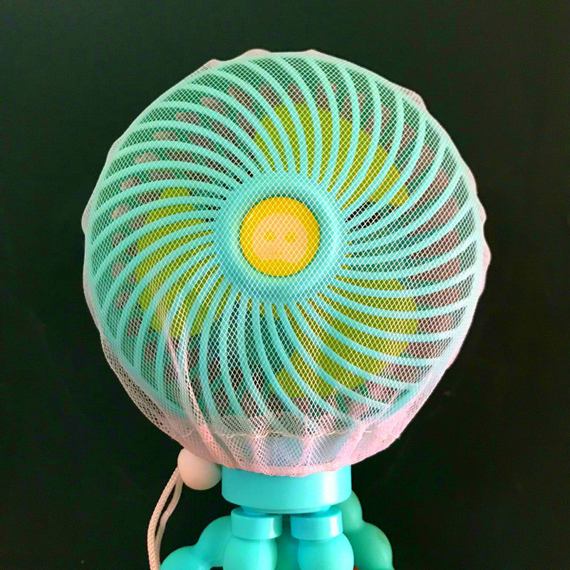BTN Octopus Folding Stroller Fan – USB Rechargeable Mini Portable Baby Cooling Fan - Baby Time Now