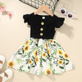 BTN Toddler & Baby Girls Summer Dress – Sleeveless Casual Outfit | 80–120cm - Baby Time Now