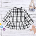 BTN Long-Sleeved Two-Piece Baby Dress Set – Cozy Cotton Blend for Toddlers - Baby Time Now