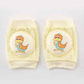 Children’s Breathable Mesh Knee Pads – Crawling & Walking Safety Elbow Pads, Cute Animal Designs (14×10cm, Ages 0–4)