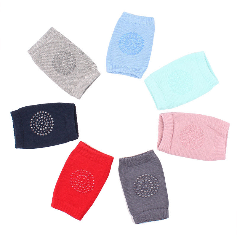 Children’s Non-Slip Crawling Knee and Elbow Pads – Soft Acrylic Baby Safety Gear in Multiple Colors for Toddlers