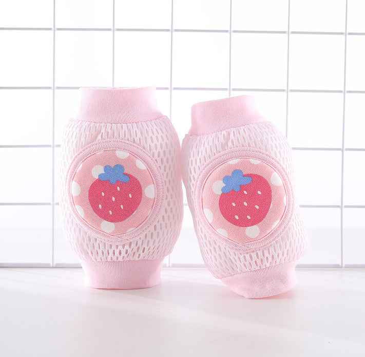 Children’s Breathable Mesh Knee Pads – Crawling & Walking Safety Elbow Pads, Cute Animal Designs (14×10cm, Ages 0–4)