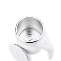 BTN Self-Stirring Coffee Cup – Rechargeable Magnetic Mixer Mug for Home & Office (400ml) - Baby Time Now