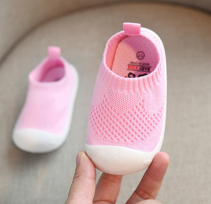 BTN Toddler Shoes – Soft Cotton Unisex Shoes for Boys & Girls | Sizes 14–23 - Baby Time Now
