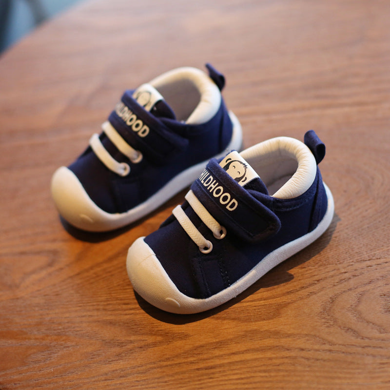 BTN Toddler Shoes – Soft Cotton Unisex Shoes for Boys & Girls | Sizes 14–23 - Baby Time Now