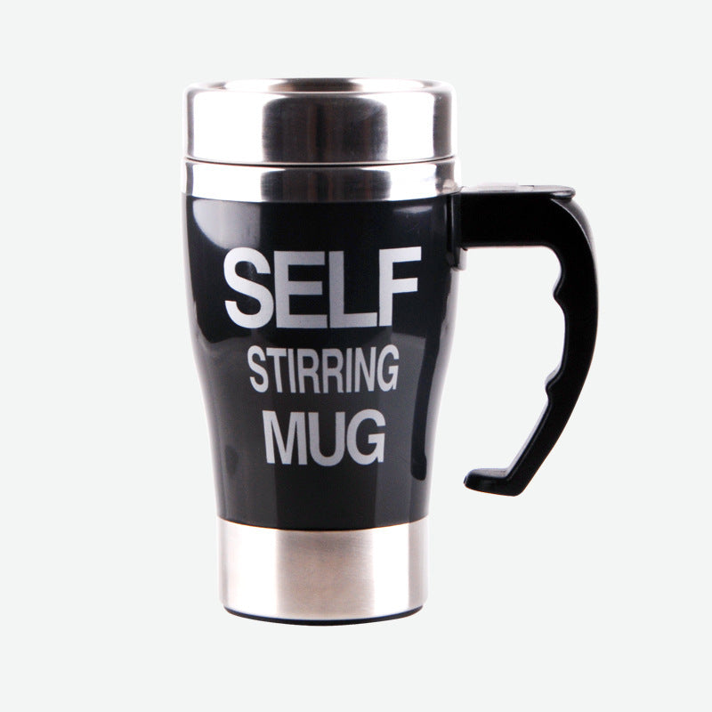 BTN Automatic Stirring Coffee Mug – Self-Stirring Stainless Steel Cup for Moms & Dads On-the-Go