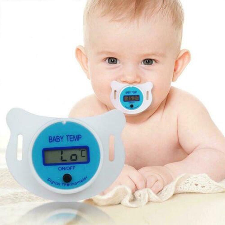 Baby pacifier digital thermometer - Baby Time Now
