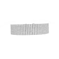 BTN Crystal Rhinestone Choker Necklace – Women’s Wedding & Party Jewelry - Baby Time Now