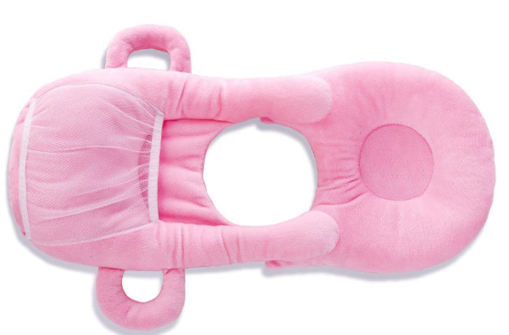 BTN Baby Feeding Pillow – Plush Anti-Spit Support Cushion | Hands-Free Nursing Aid (30x42cm) - Baby Time Now