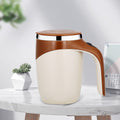 BTN Self-Stirring Coffee Cup – Rechargeable Magnetic Mixer Mug for Home & Office (400ml) - Baby Time Now