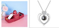 BTN Metal Rose Jewelry Gift Box with Crystal Necklace – Valentine’s & Wedding Gift - Baby Time Now