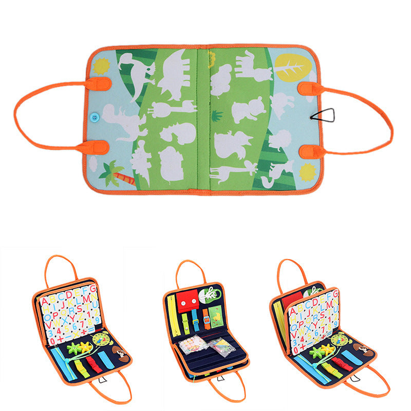 BTN Felt Learning Board – Portable Montessori-Inspired Educational Toy for Kids Ages 4–6 - Baby Time Now