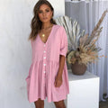 BTN Lace Sleeveless Motherhood Dress – Elegant Polyester Dress for Moms-to-Be - Baby Time Now