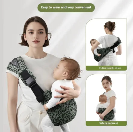 BTN Baby Carry One-Shoulder Strap – Ergonomic Portable Baby Carrier for Parents - Baby Time Now