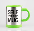 BTN Self-Stirring Coffee Mug – 400ml Stainless Steel Automatic Mixer Cup | Leak-Proof Design - Baby Time Now