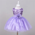 BTN Baby Sequin Princess Dress – Flower Girl, Wedding & Party Dress in 10 Colors - Baby Time Now