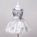 BTN Baby Sequin Princess Dress – Flower Girl, Wedding & Party Dress in 10 Colors - Baby Time Now
