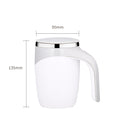 BTN Self-Stirring Coffee Cup – Rechargeable Magnetic Mixer Mug for Home & Office (400ml) - Baby Time Now