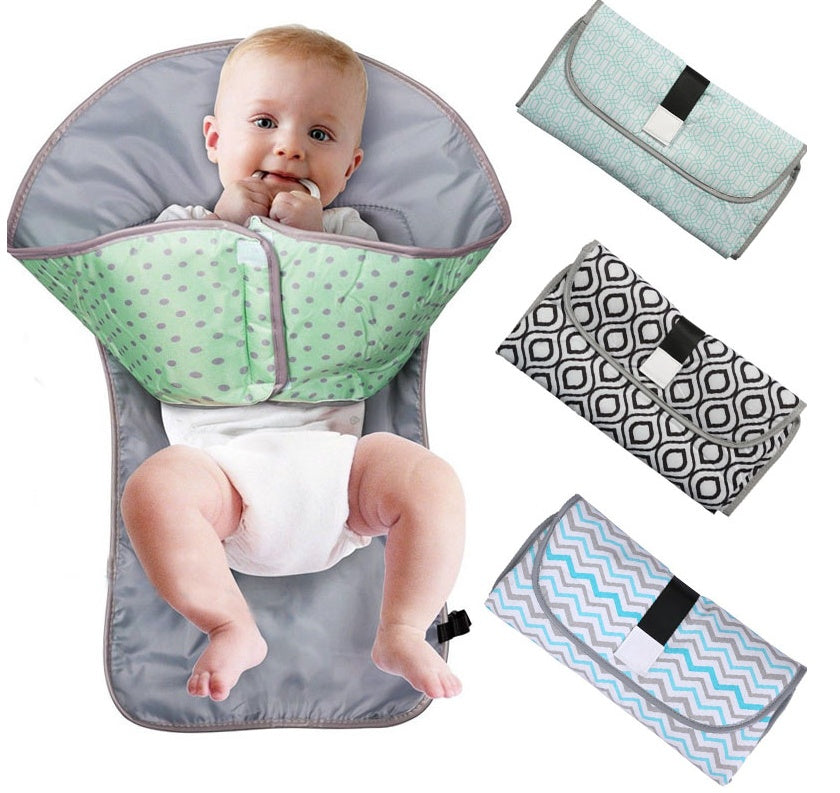 BabyTimeNow Portable Baby Changing Pad – Waterproof, Lightweight & Foldable for Travel
