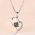 BTN Metal Rose Jewelry Gift Box with Crystal Necklace – Valentine’s & Wedding Gift - Baby Time Now