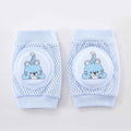 Children’s Breathable Mesh Knee Pads – Crawling & Walking Safety Elbow Pads, Cute Animal Designs (14×10cm, Ages 0–4)