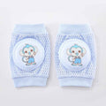 Children’s Breathable Mesh Knee Pads – Crawling & Walking Safety Elbow Pads, Cute Animal Designs (14×10cm, Ages 0–4)